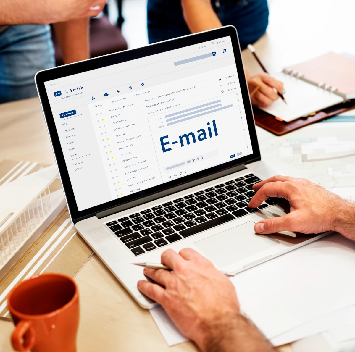 Photo or graphic highlighting email delivered by JM Marketing